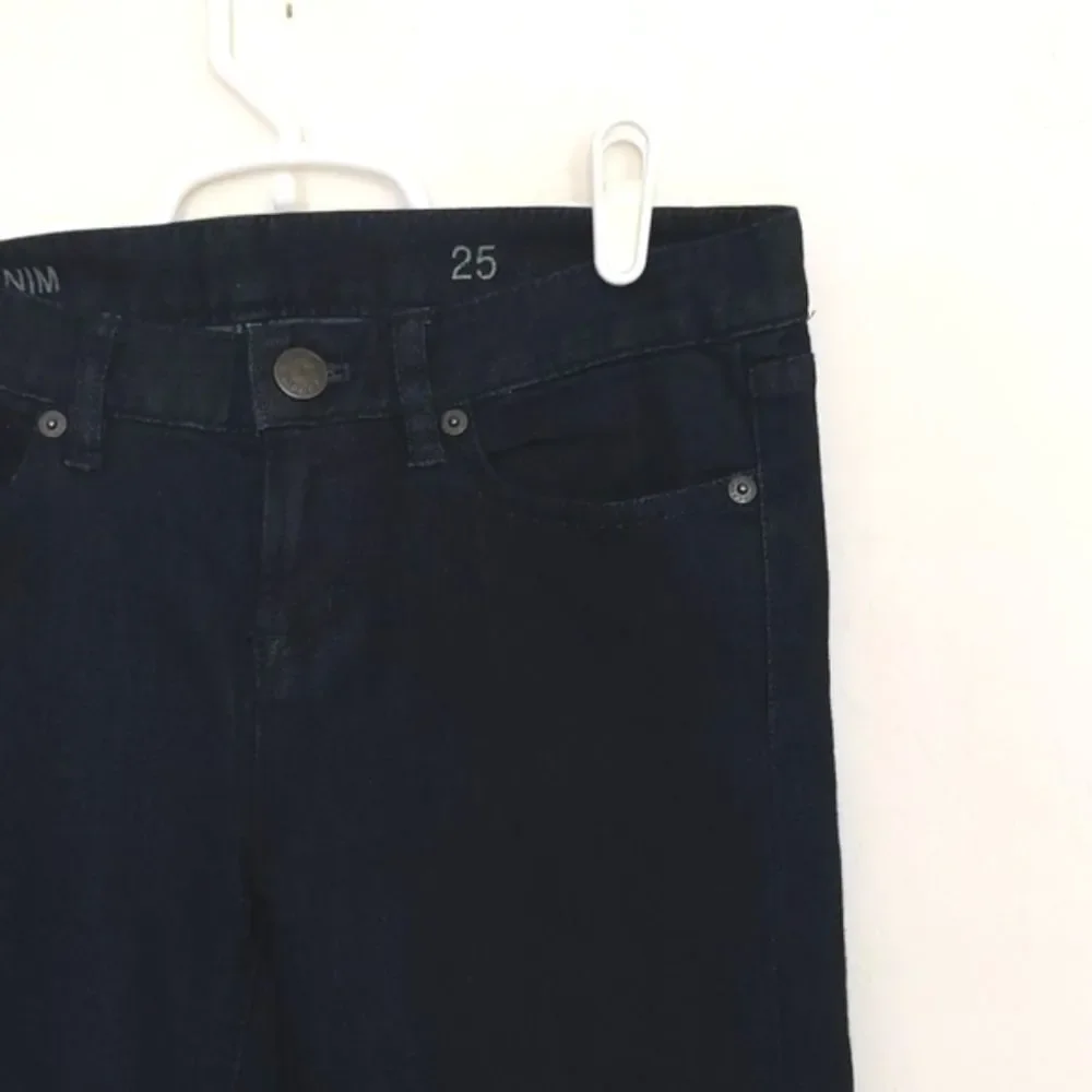 NWT J. Crew Leggy Denim Dark Indigo Wash Skinny Jeans Jeggings - Size 25